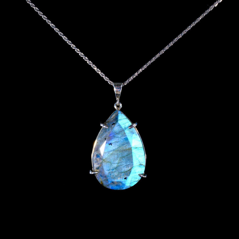 5a Quality Special Labradorite Gemstone Silver Women Necklace 21 5a Quality Special Labradorite Gemstone Silver Women Necklace 21