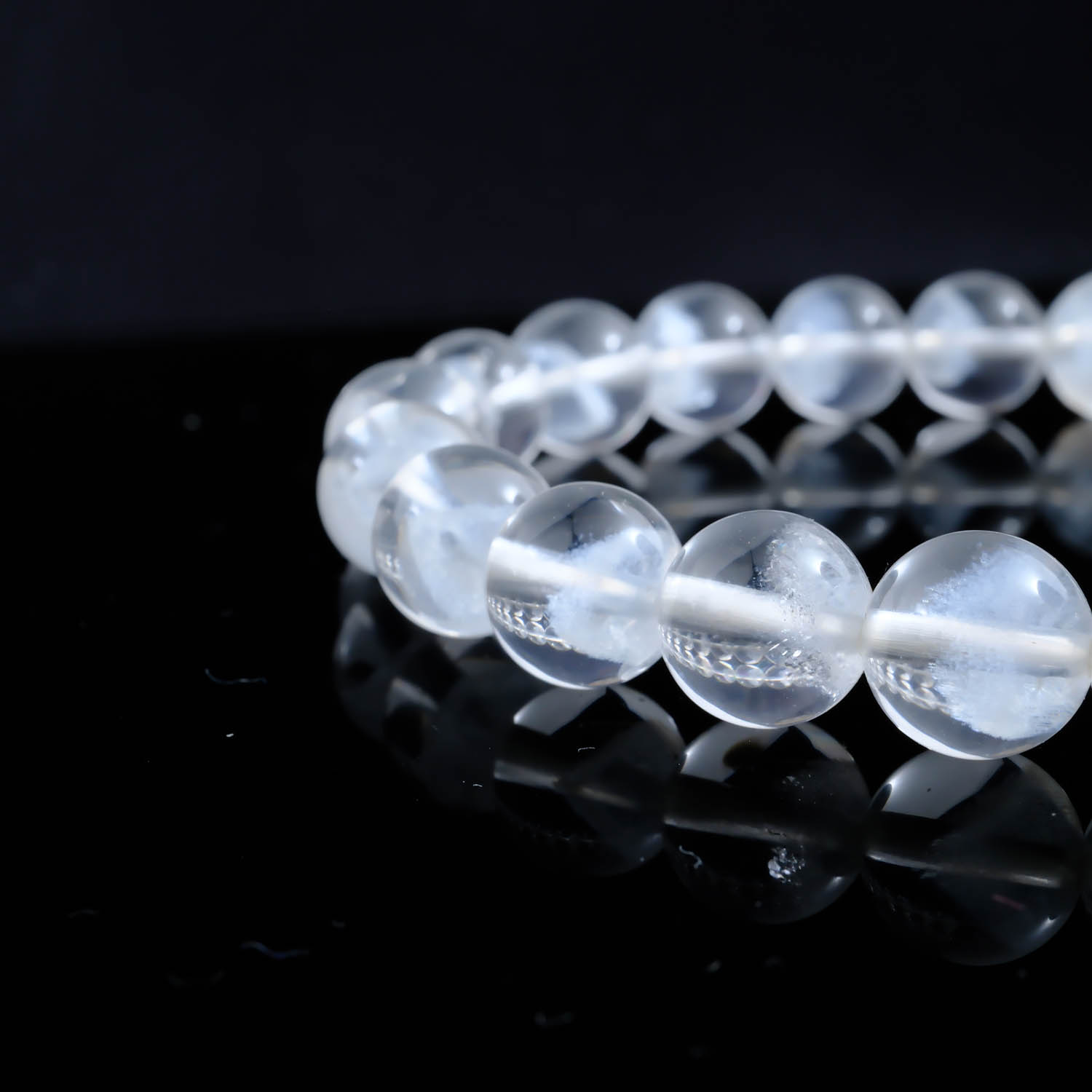 Selenite Natural Stone Faceted Bracelet 198 Selenite Natural Stone Faceted Bracelet 198