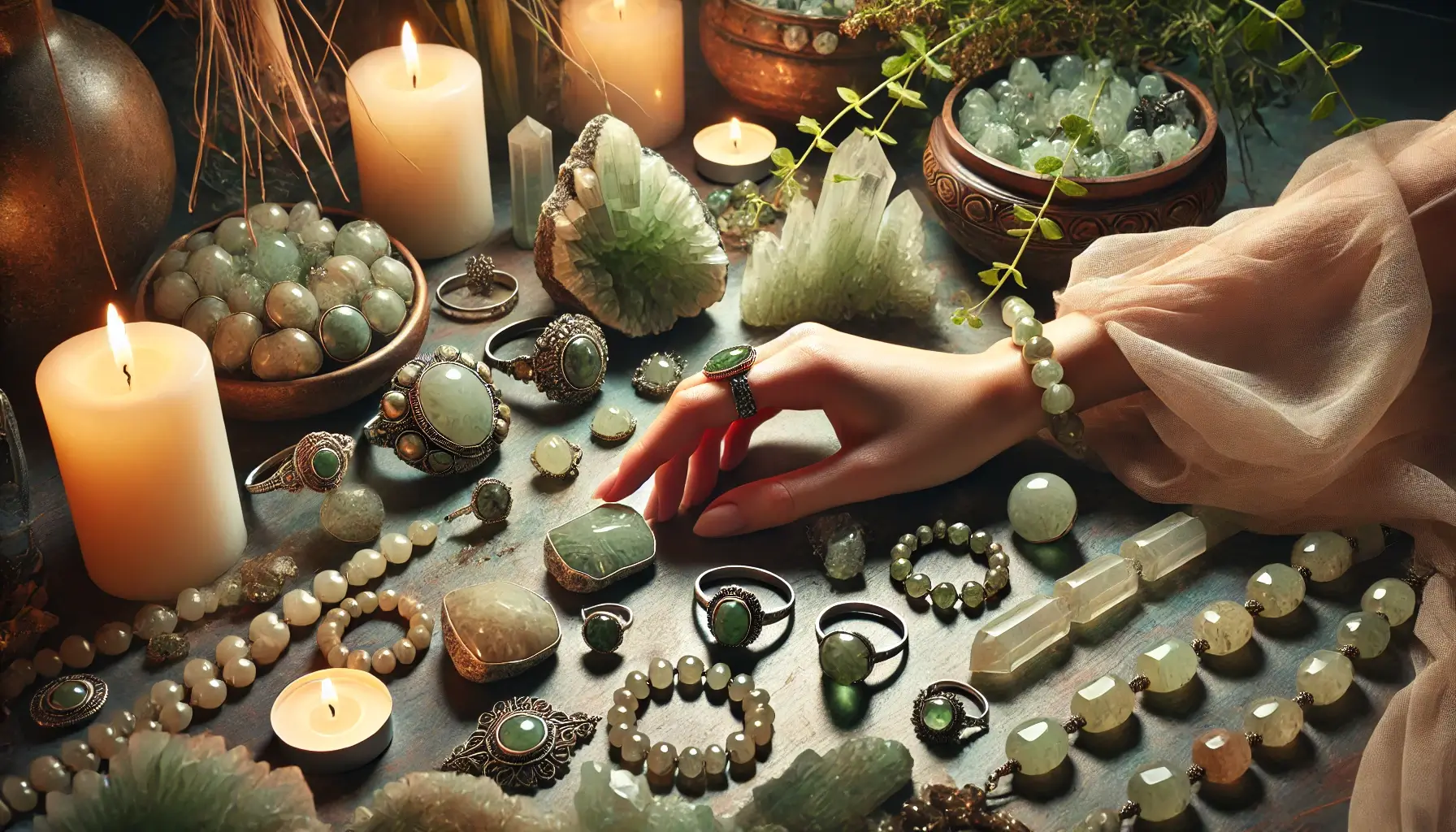 Experience the healing properties of prehnite, perfect for balancing chakras and enhancing zodiac energies. Prehnite aligns with the heart and solar plexus chakras, encouraging love, inner peace, and protection. Known for its astrological benefits, prehnite supports Libra and Virgo signs, promoting spiritual and emotional well-being.