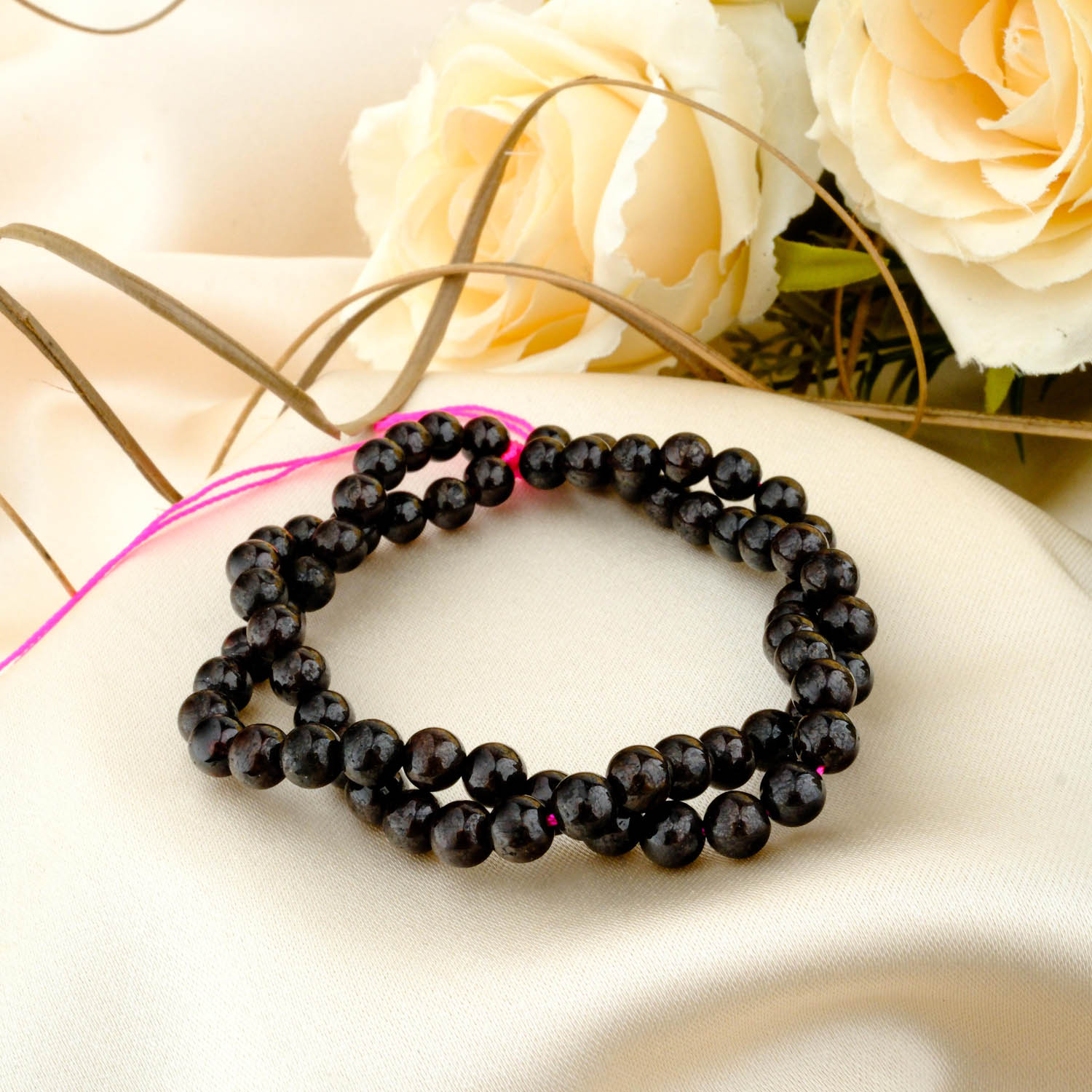 garnet-natural-stone-beads-5-6mm-red-grounding-vitality-your-gemstone.jpg1 5-6mm Garnet natural stone beads for jewelry and Root Chakra healing