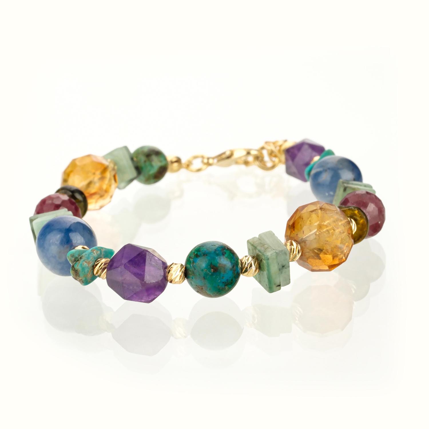 pulsera-acero-piedras-mixtas-esmeralda-citrino-rubi